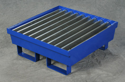 Eagle® One Drum Steel Containment Pallet, Blue