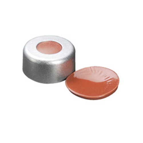 Wheaton® MicroLiter® 11mm Crimp Seals with Septa, ETFE/Silicone, Aluminum, Pack/2000