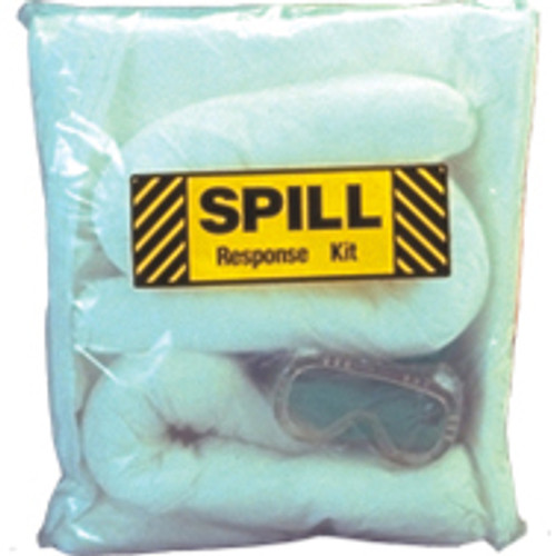 Vacuum Sealed Oil Only Spill Kit, Transparent Packaging