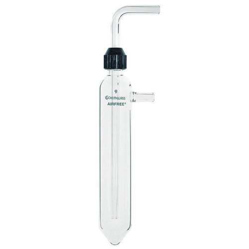 Bubbler, Airfree, adjustable, Schlenk, Borosilicate Glass