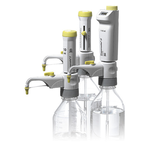 Dispensette S Organic Bottletop Dispenser, Analog with recirc valve, 5-50 ml
