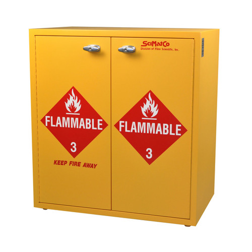 SciMatCo SC8079 Jumbo Stacking Flammables Cabinet with Self-Closing Doors