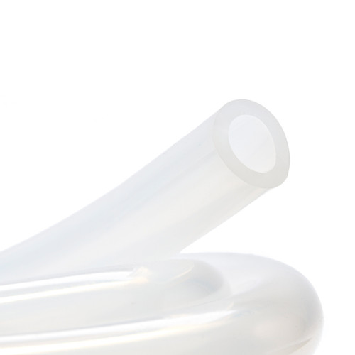 EZBio® Platinum Cured Silicone Tubing, 9.5mm (23/64") ID x 12.70mm (1/2") OD, 100 FT