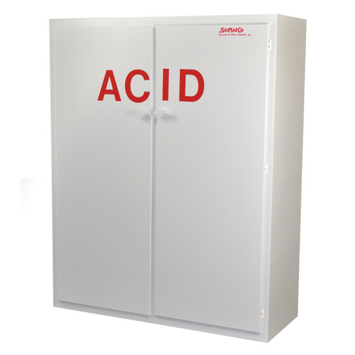 SciMatCo SC5060 60" Tall Polypropylene Acid Cabinet