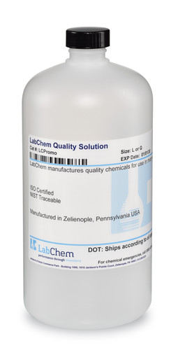 Chemical Solution, Sodium Hypochlorite, 2-3% w/v, Traceable to NIST, 1 Liter