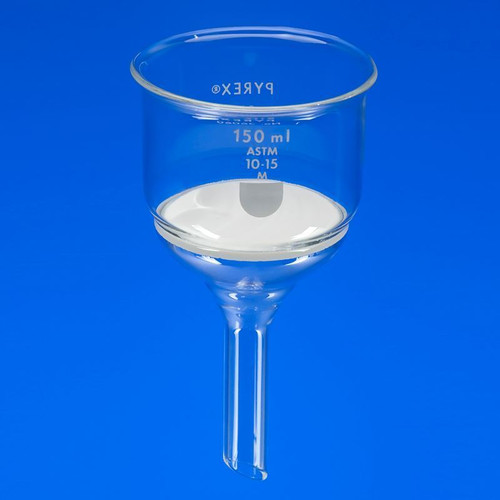 Glass Buchner Funnel, 350mL Medium Porosity, case/3