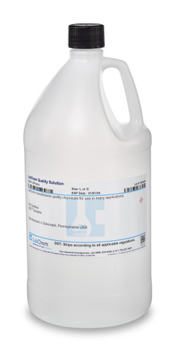 Chemical Solution, Potassium Hydroxide, 0.1N (0.1M) in Methanol, Traceable to NIST, 4 Liter