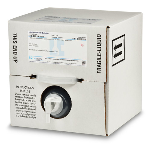 Chemical Solution, Formaldehyde, 37% w/w, ACS Grade, 10L, 10 Liter