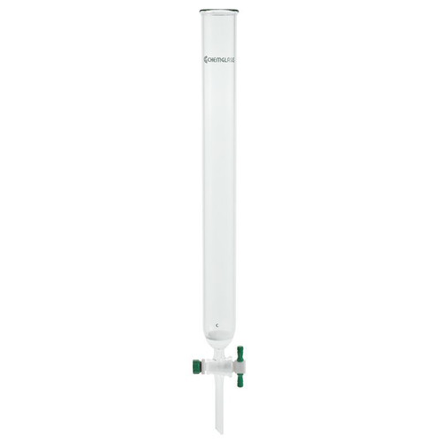 Chromatography Column, 3in ID x 24in E.L. 4mm PTFE Stopcock with Fritted Disc