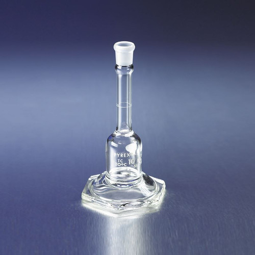 Volumetric Micro Flask, 1mL Certified, & Serialized Class A Pyrex®, Stopper # 8, case/6