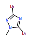 3,5-Dibromo-1-methyl-1H-1,2,4-triazole, 5 grams