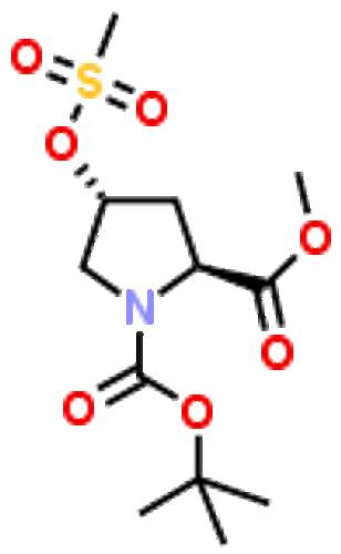 (2S, 4R)-Boc-gamma-MsO-proline methyl ester, 1 gram