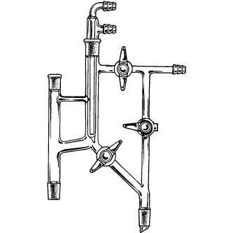 Kimble Variable Reflux Distillation Head with PTFE Plugs (Large)