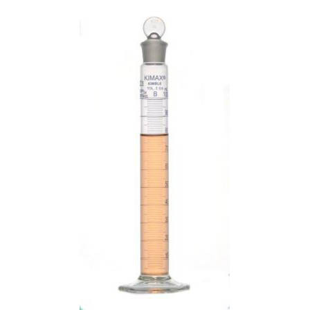 Kimble Class B Cylinders with Single Metric Blue Scale, 100ml, Case/24