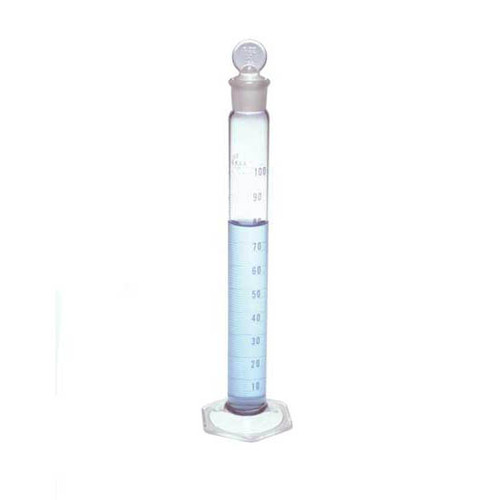 Kimble Class B Cylinders with Single Metric Blue Scale, 500ml, Case/6