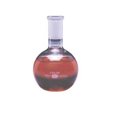 Kimble Flat Bottom Short Neck Boiling Flask, 250ml, Case/12
