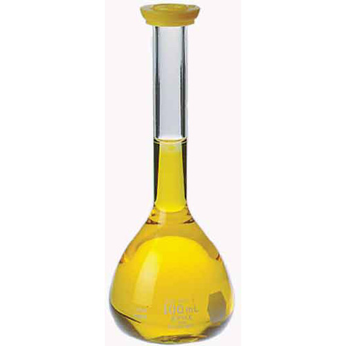 Kimble Class B Volumetric Flasks with Polyethylene Snap Caps, 2000ml, Case/4