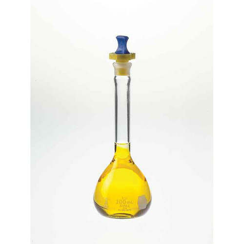 Kimble Class A Volumetric Flasks with Polyethylene Stopper, 100ml, Case/12