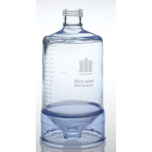 Kimble Conical Bottom with Graduations, 2L, Case/1