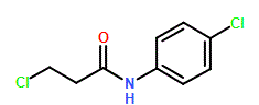 3-Chloro-N-(4-chlorophenyl)propanamide, 25 grams