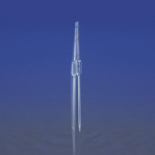 Color-Coded Volumetric Pipette, 5 ml Class A, White, Certified, case/6