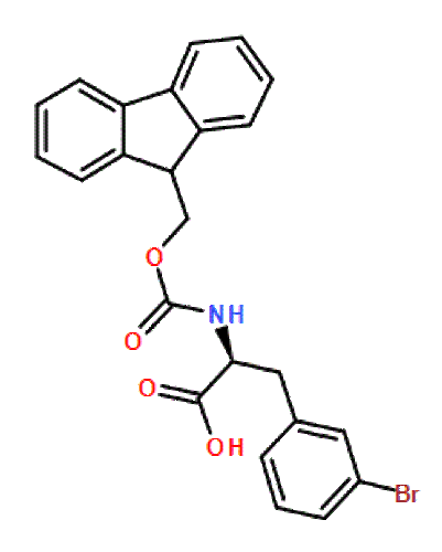 (S)-N-FMOC-3-Bromophenylalanine, 5 grams