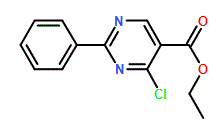 Ethyl 4-chloro-2-phenylpyrimidine-5-carboxylate, 5 grams