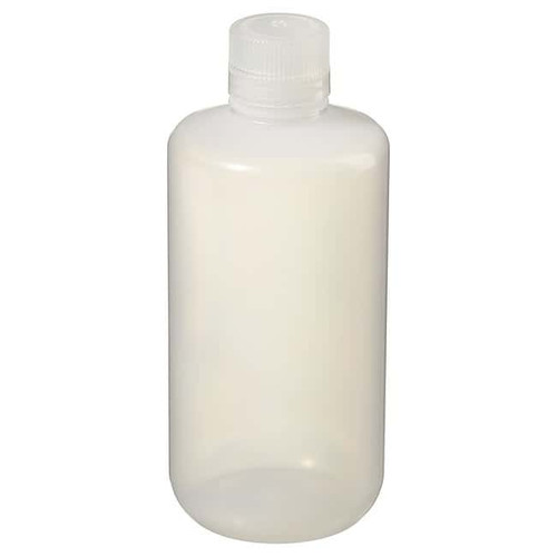 Nalgene® 312088-0032 Narrow Mouth LDPE Packaging Bottles with Closure, 1000 ml, case/50