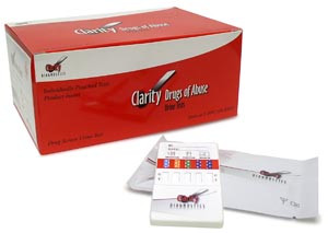 Drug Screening Test, Dip Card, 12 Panel, AMP, BAR, BUP, BZO, COC, MAMP (MET), MDMA, MTD, OPI300 (MOP), OXY, PCP, THC, 25 per box