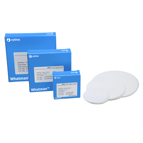 Cytiva Ashless Filter Aids, Ashless Filter Paper, for Fine Precipitate Retention, Grade 589/3, 142mm Circle, 100 per pack