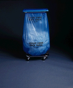 Saf-T-Seal® Linen Bags, Soiled Linen, 31" x 41", 16 microns, Blue, 250 per case