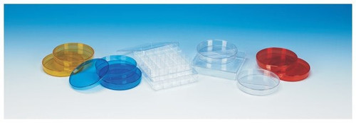 Nalgene® 101VBLUE Sterilin Petri Dishes, 3 Vent, 90 mm, Blue, case/500
