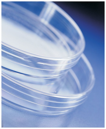 Nalgene® 101VR20 Sterilin Standard Petri Dishes, 3 Vent Aseptic, 90 mm, Blue, case/500