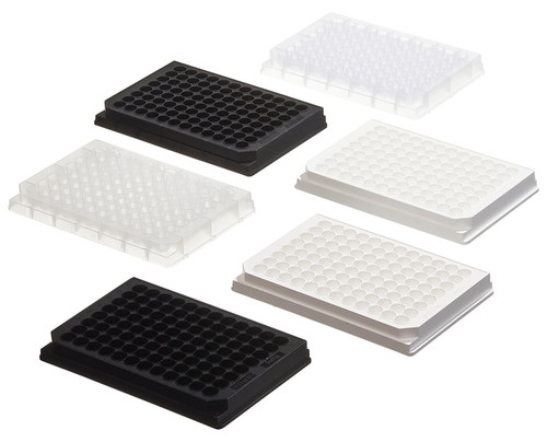 Nalgene® 249949 96-Well Polypropylene Microplates without Lid, Conical Bottom, Nonsterile, 450 Ul Well, White, case/120