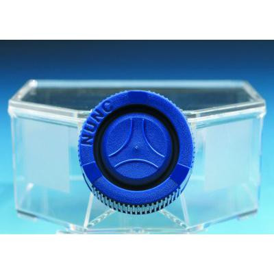 Nalgene® 133001 Caps for 175cm2 EasY Flasks, Blue, case/100
