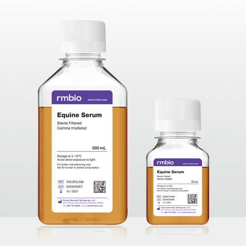 Donor Equine Serum, Gamma Irradiated, US Origin, 50 mL