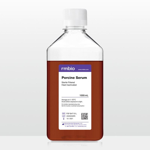 Porcine Serum, Heat Inactivated, US Origin, 1L