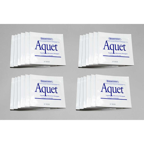 Aquet Detergent Concentrate for Glassware and Plastics, 20 ml Pouches (Pack of 20)