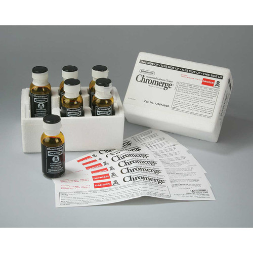 Chromerge Chromium Trioxide Glass Cleaner Solution, 25 ml, pack/6