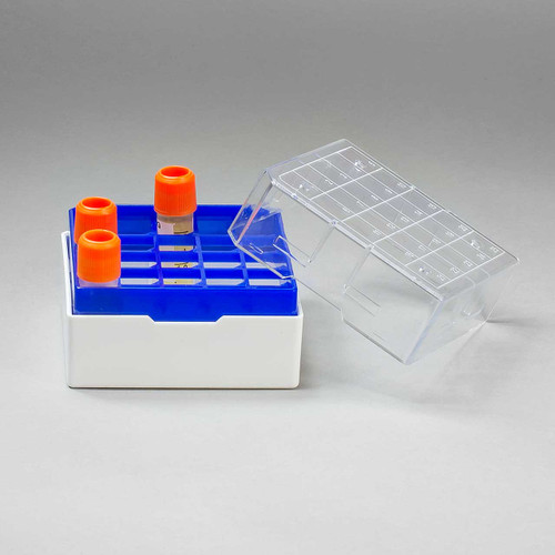 Cryo-Safe Vial Storage Box, 25 Places, For 1.2-2.0ml Vials (Pack of 8)