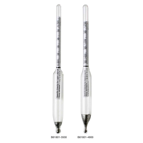 H-B DURAC 1.000/1.600 Specific Gravity Hydrometer for Liquids Heavier Than Water