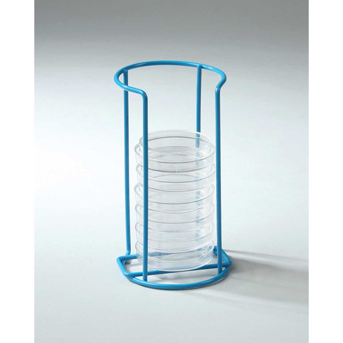Poxygrid 60mm Contact Plate/Petri Dish Rack, 3-1/4 x 9-5/8 x 5-1/2 in., 30 Places