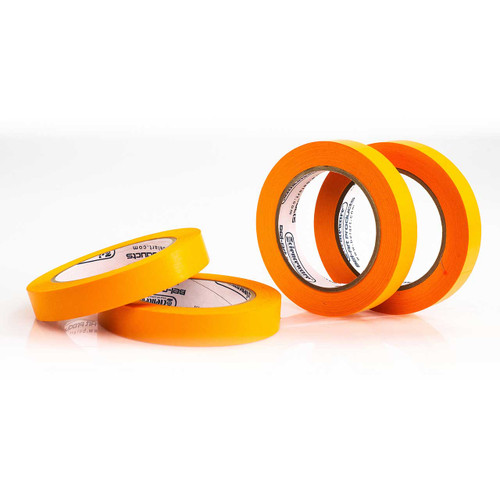 Write-On Orange Label Tape, 40 yard Length, 3/4 in. Width, 3 in. Core, pack/4