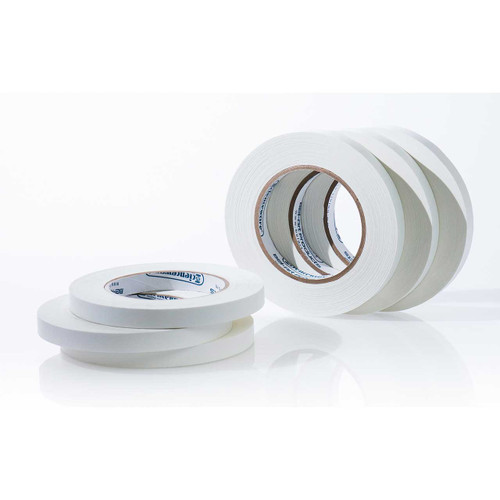 Write-On White Label Tape, 60 yard Length, 1/2 in. Width, 3 in. Core, pack/6