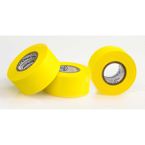 Write-On Yellow Label Tape, 15 yard Length, 1 in. Width, 1 in. Core, pack/3
