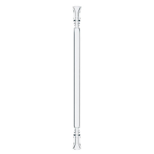 Glassblowers Hose Connection, Micro, Regular, 3 Rings, Dimensions (mm): "A" - 3.5, "B" - 8, "C" - 10, "D" - 18, pack/10