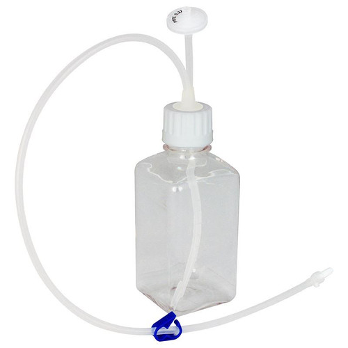 Bottle Assembly, 125mL, 2-Port, Single-Use with Male Luer, pack/10