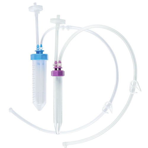 Omnitop Sample Tubes, 50mL with 18" C-Flex Inlet, Silicone Dip Tube, pack/10