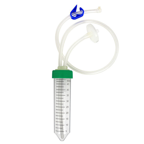 Sample Tubes, 50mL with 18" C-Flex Inlet, C-Flex Dip Tube, Sterile, pack/10