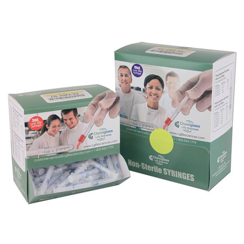 Syringe, Polypropylene, Luer Slip, 1mL, Centric Tip, Non-Sterile, Bulk, pack/100